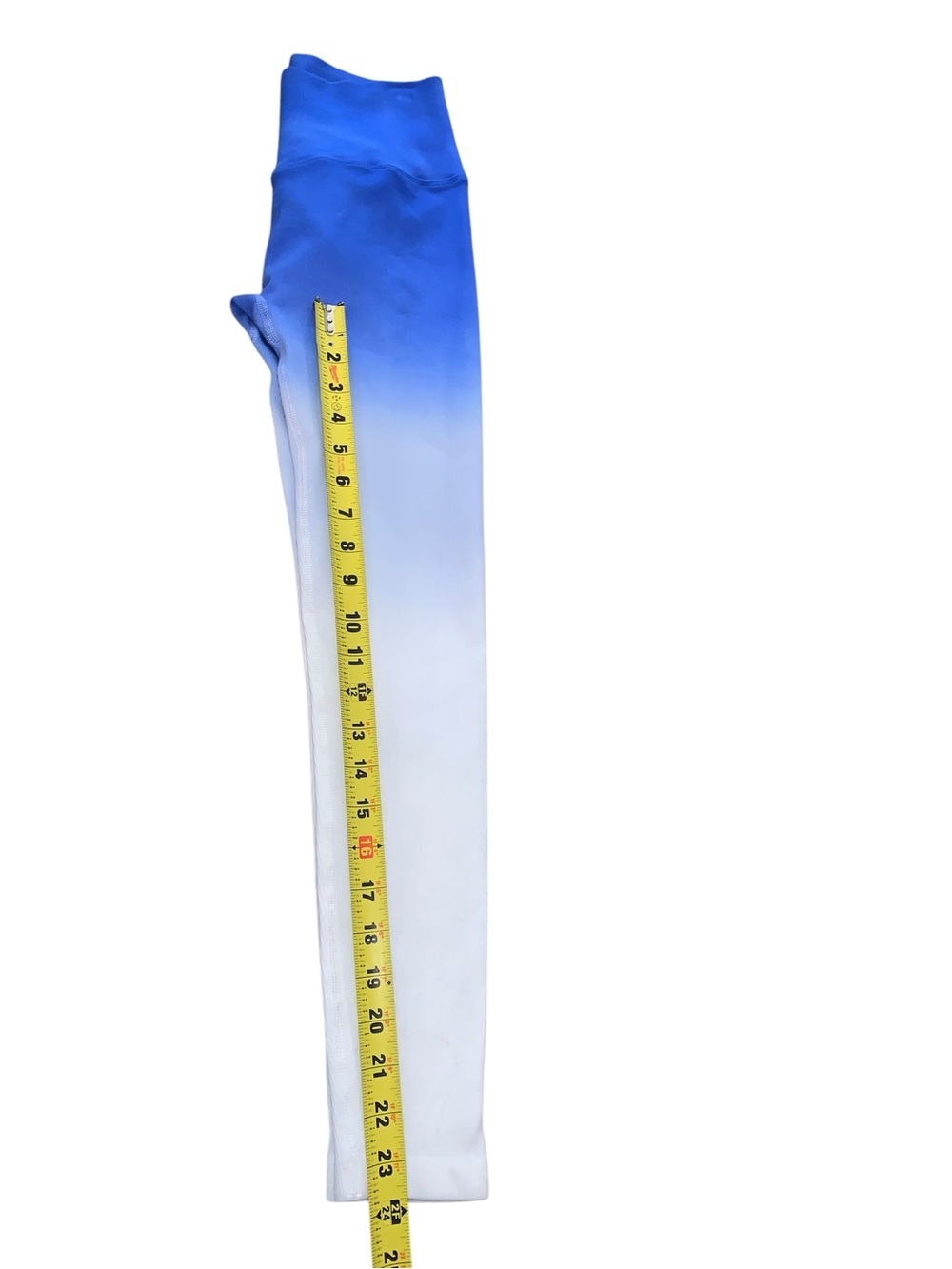 Spiritual Gangster Love Sculpt Seamless Ombre Leggings Blue White M/L - Picture 5 of 6